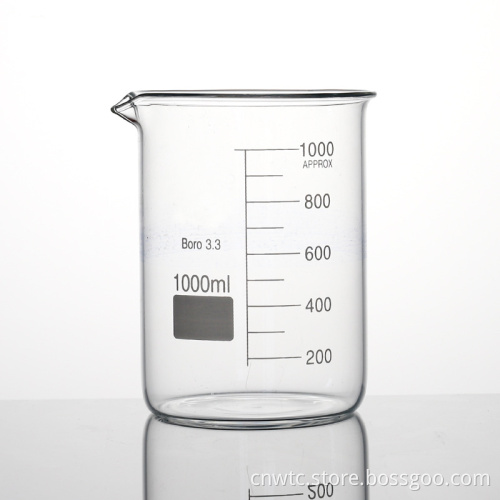 High Quality Boro3.3 Borosilicate Glass Beakers in Various Sizes: 25ml, 50ml, 250ml, 500ml, 1000ml - Precision Laboratory Glassware